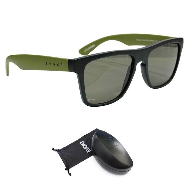 Óculos de Sol Evoke EVK 24 AE11 Black Green Matte G15